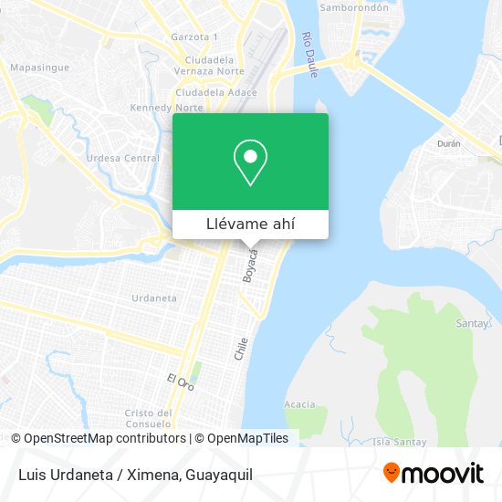 Mapa de Luis Urdaneta / Ximena
