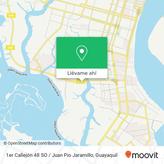 Mapa de 1er Callejón 48 SO / Juan Pio Jaramillo