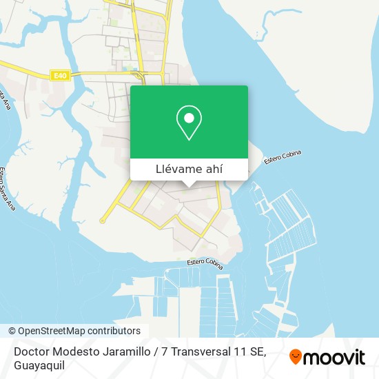 Mapa de Doctor Modesto Jaramillo / 7 Transversal 11 SE