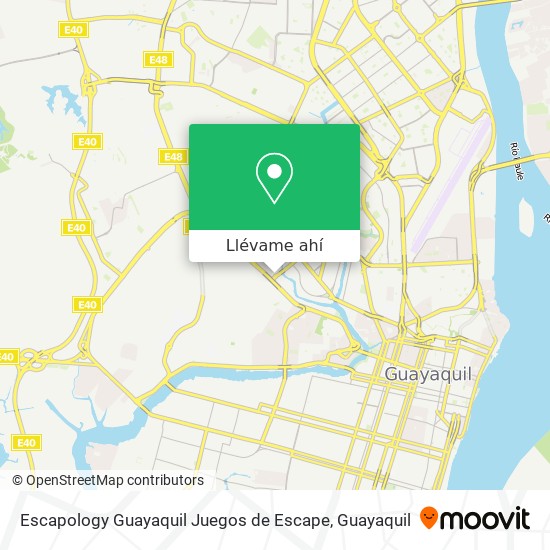 Mapa de Escapology Guayaquil Juegos de Escape