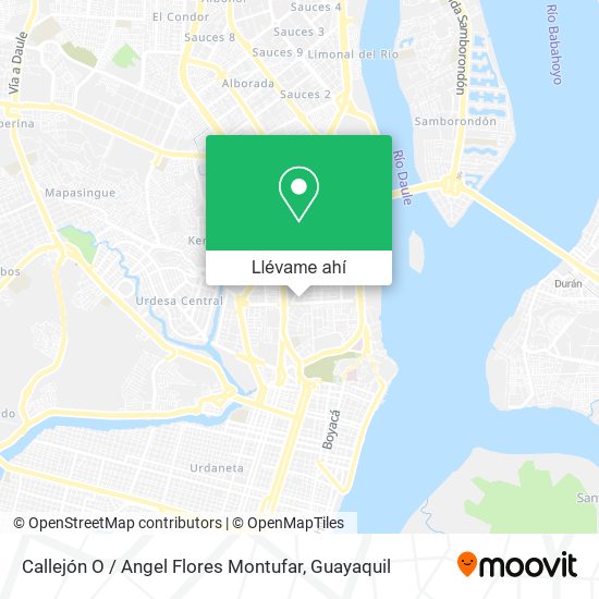 Mapa de Callejón O / Angel Flores Montufar