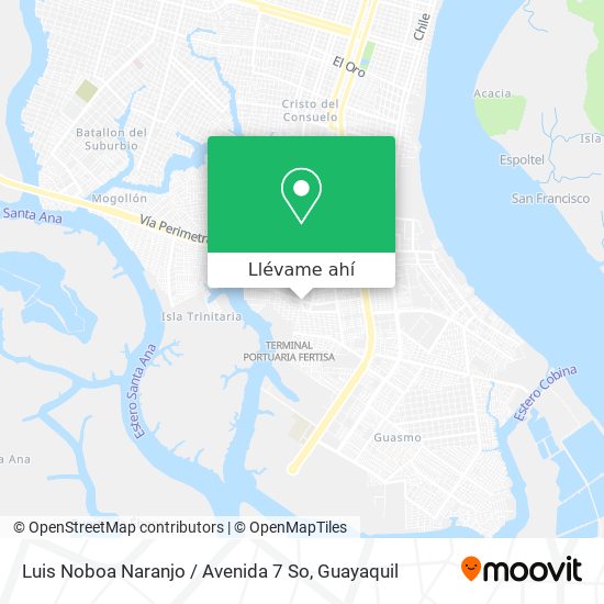 Mapa de Luis Noboa Naranjo / Avenida 7 So