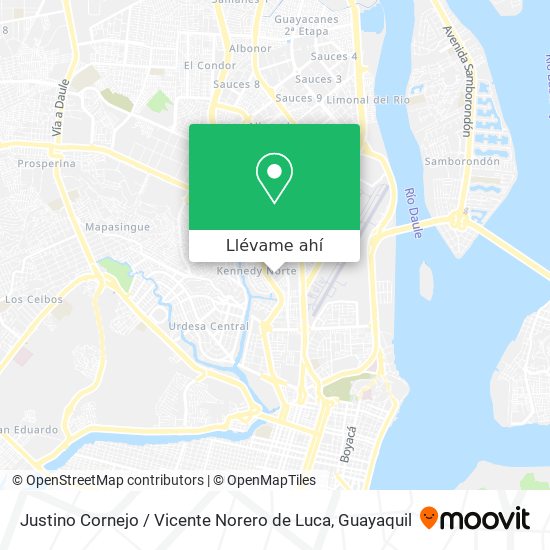 Mapa de Justino Cornejo / Vicente Norero de Luca