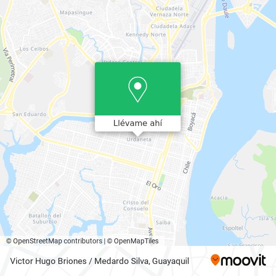 Mapa de Victor Hugo Briones / Medardo Silva