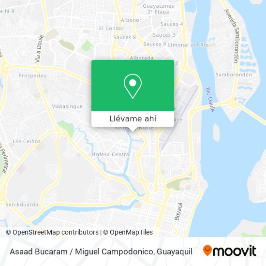 Mapa de Asaad Bucaram / Miguel Campodonico