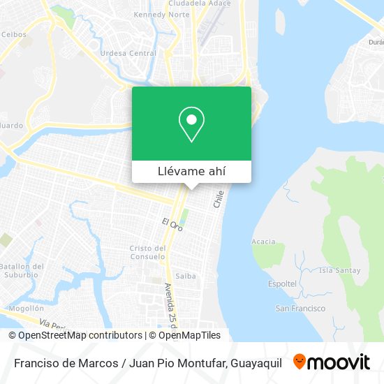 Mapa de Franciso de Marcos / Juan Pio Montufar