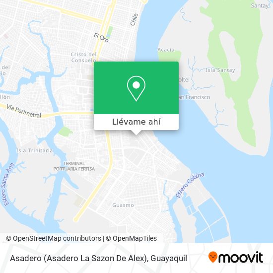 Mapa de Asadero (Asadero La Sazon De Alex)
