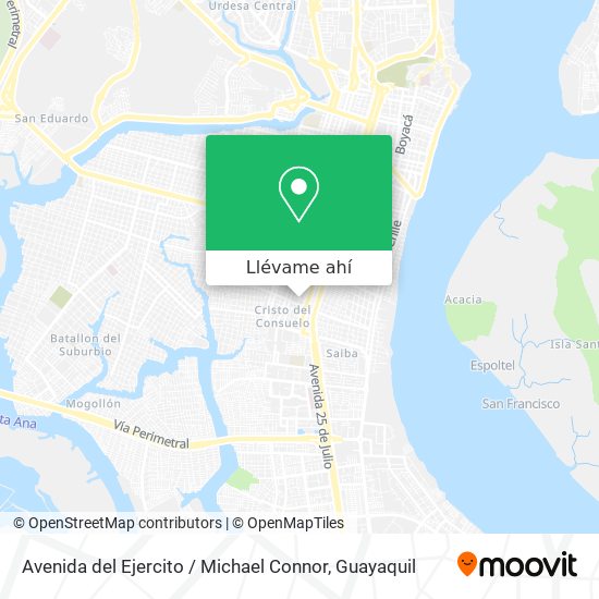 Mapa de Avenida del Ejercito / Michael Connor