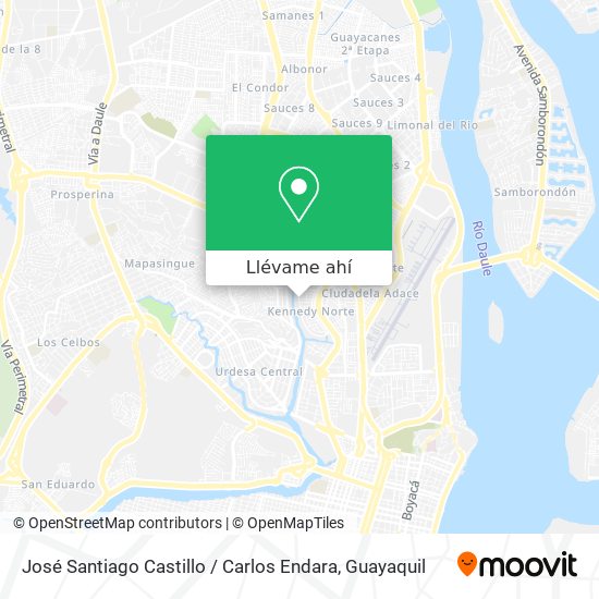 Mapa de José Santiago Castillo / Carlos Endara