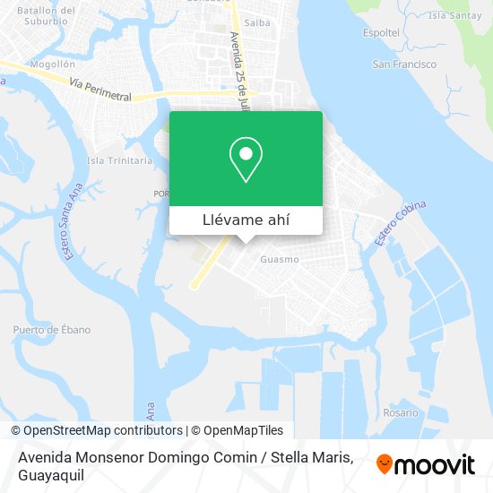Mapa de Avenida Monsenor Domingo Comin / Stella Maris