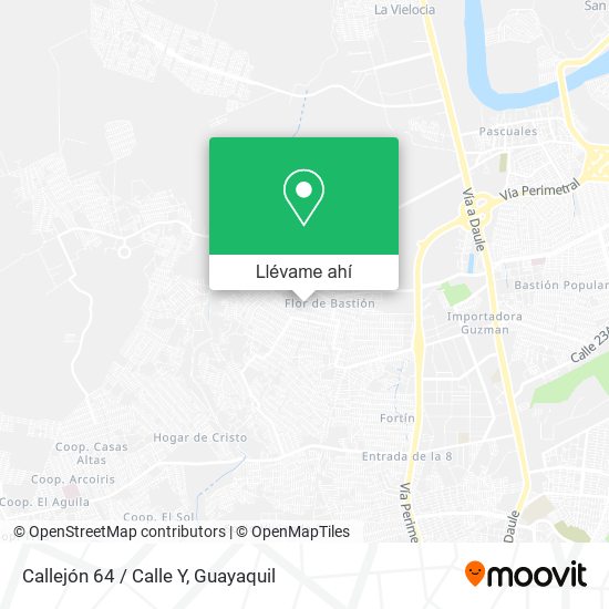 Mapa de Callejón 64 / Calle Y