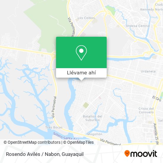 Mapa de Rosendo Avilés / Nabon