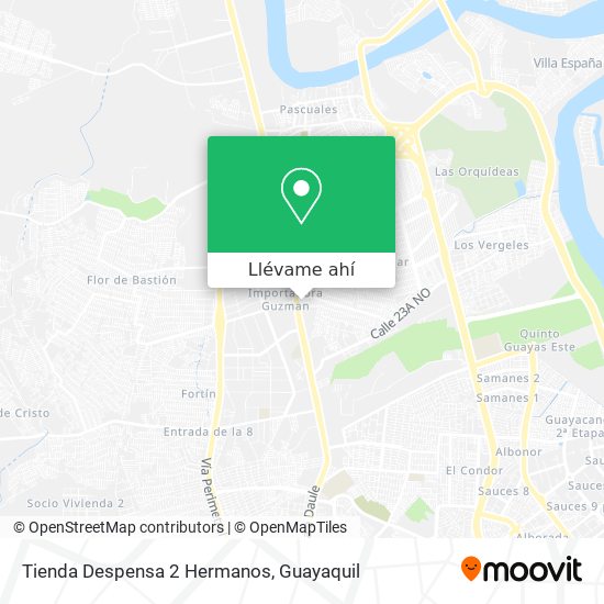 Mapa de Tienda Despensa 2 Hermanos