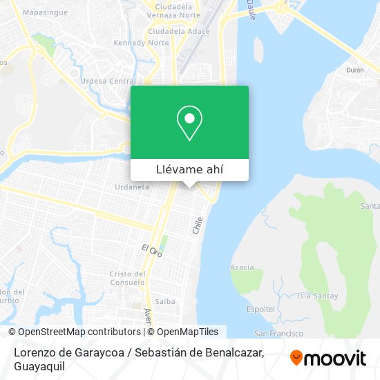 Mapa de Lorenzo de Garaycoa / Sebastián de Benalcazar