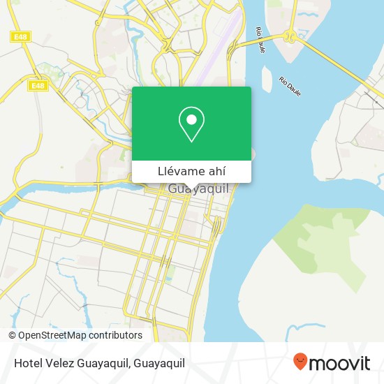 Mapa de Hotel Velez Guayaquil