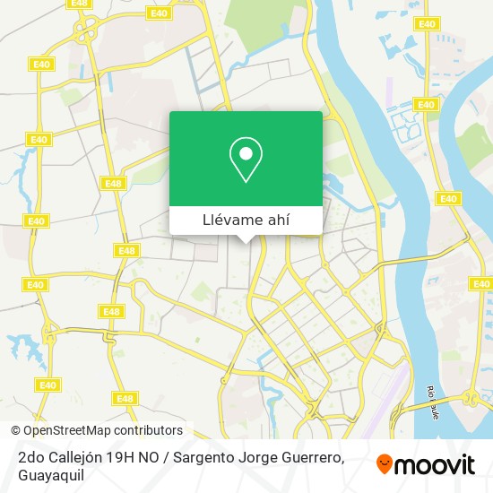 Mapa de 2do Callejón 19H NO / Sargento Jorge Guerrero