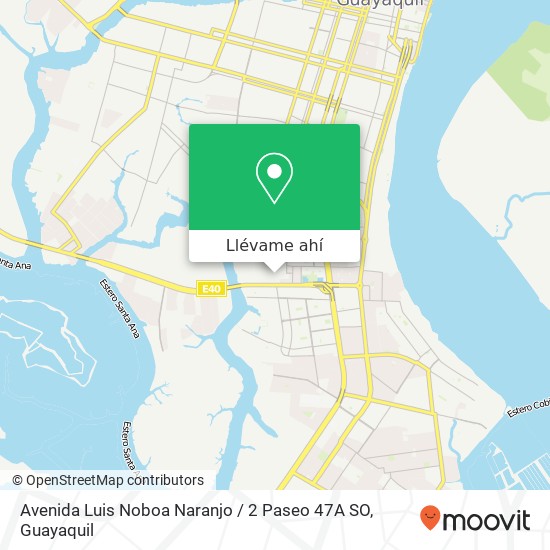 Mapa de Avenida Luis Noboa Naranjo / 2 Paseo 47A SO