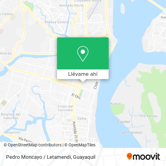 Mapa de Pedro Moncayo / Letamendi