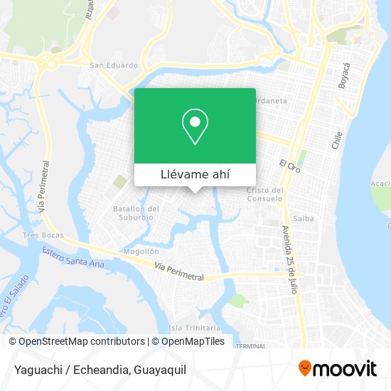Mapa de Yaguachi / Echeandia