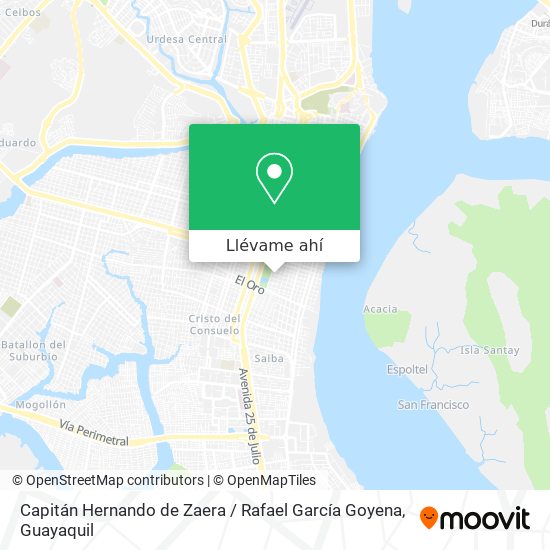 Mapa de Capitán Hernando de Zaera / Rafael García Goyena