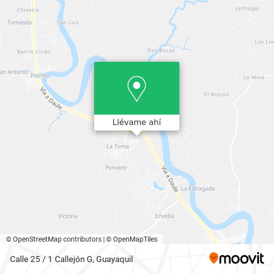 Mapa de Calle 25 / 1 Callejón G