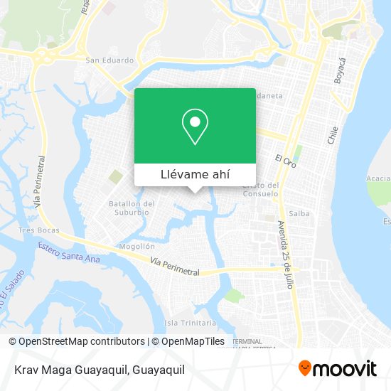 Mapa de Krav Maga Guayaquil