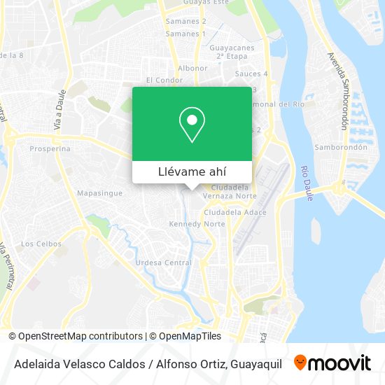 Mapa de Adelaida Velasco Caldos / Alfonso Ortiz