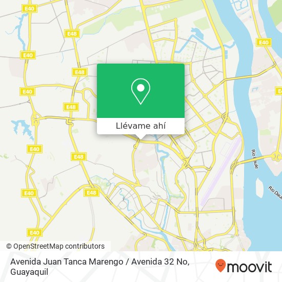 Mapa de Avenida Juan Tanca Marengo / Avenida 32 No