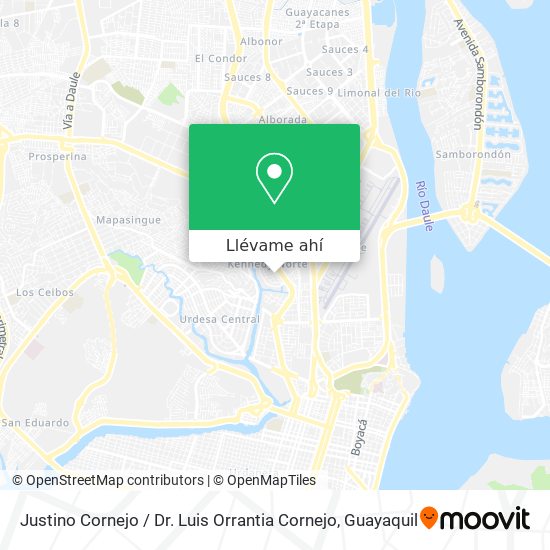 Mapa de Justino Cornejo / Dr. Luis Orrantia Cornejo