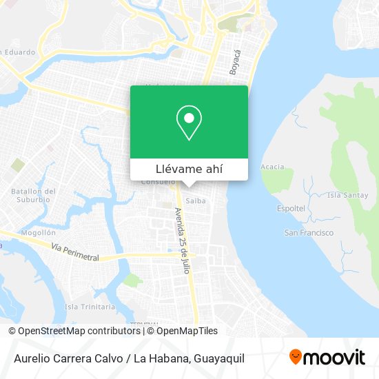 Mapa de Aurelio Carrera Calvo / La Habana