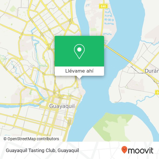 Mapa de Guayaquil Tasting Club