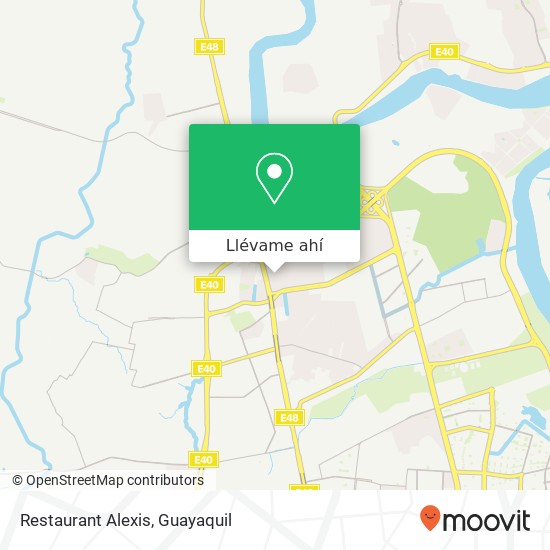 Mapa de Restaurant Alexis