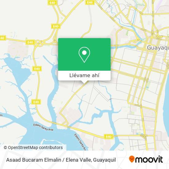 Mapa de Asaad Bucaram Elmalin / Elena Valle