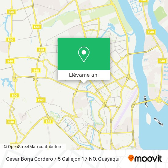 Mapa de César Borja Cordero / 5 Callejón 17 NO
