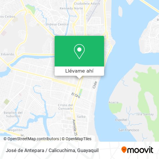 Mapa de José de Antepara / Calicuchima
