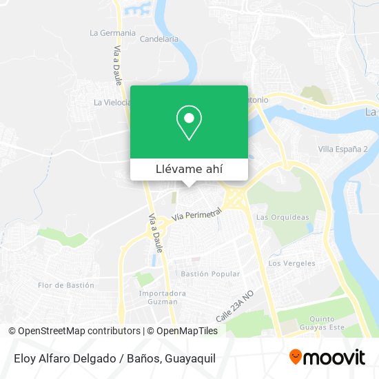 Mapa de Eloy Alfaro Delgado / Baños