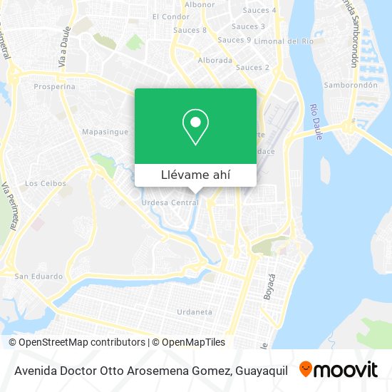 Mapa de Avenida Doctor Otto Arosemena Gomez