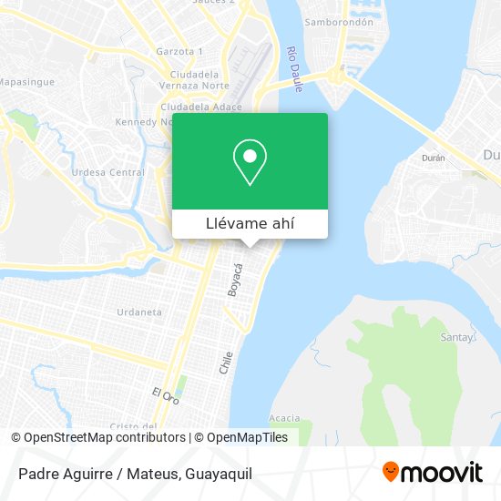 Mapa de Padre Aguirre / Mateus