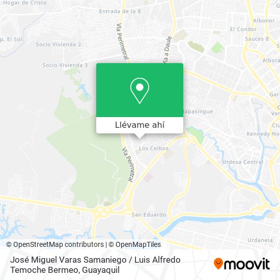 Mapa de José Miguel Varas Samaniego / Luis Alfredo Temoche Bermeo