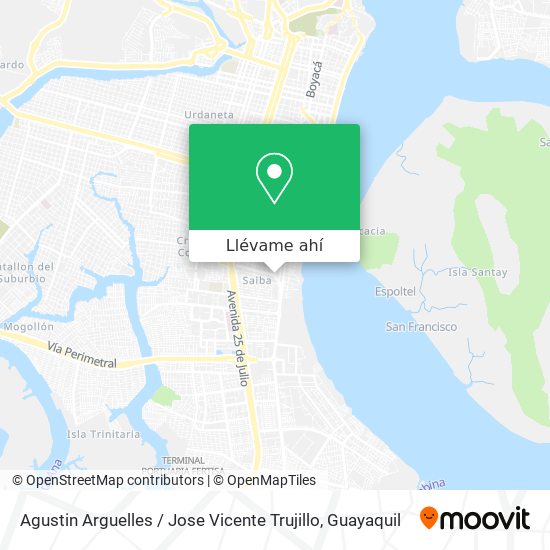 Mapa de Agustin Arguelles / Jose Vicente Trujillo