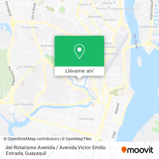Mapa de del Rotarismo Avenida / Avenida Victor Emilio Estrada