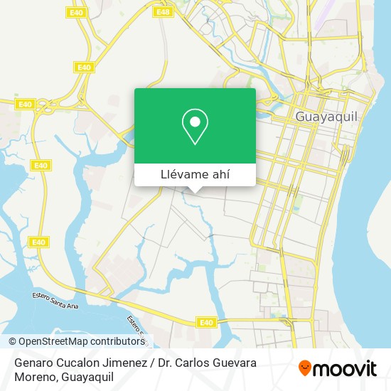Mapa de Genaro Cucalon Jimenez / Dr. Carlos Guevara Moreno