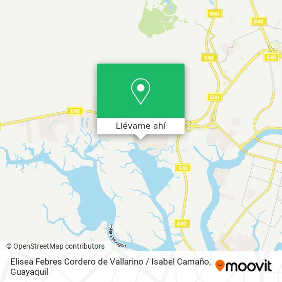Mapa de Elisea Febres Cordero de Vallarino / Isabel Camaño