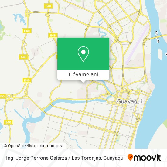 Mapa de Ing. Jorge Perrone Galarza / Las Toronjas