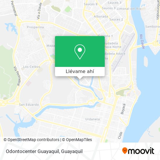 Mapa de Odontocenter Guayaquil