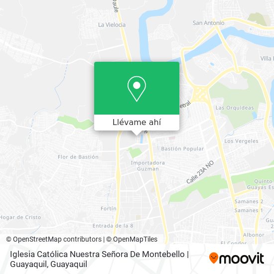 Mapa de Iglesia Católica Nuestra Señora De Montebello | Guayaquil