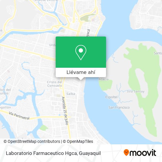 Mapa de Laboratorio Farmaceutico Hgca