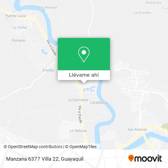 Mapa de Manzana 6377 Villa 22