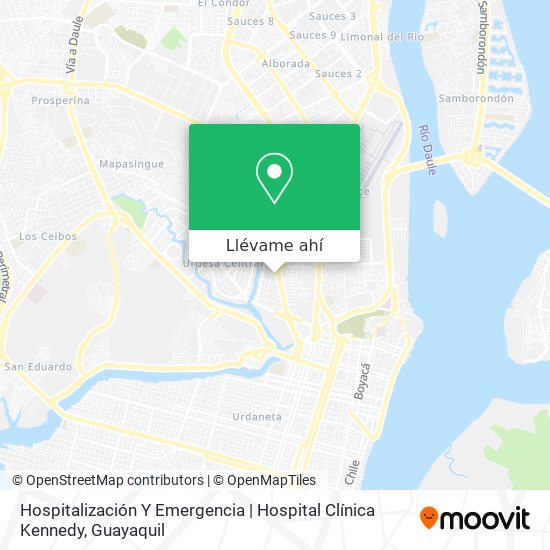 Mapa de Hospitalización Y Emergencia | Hospital Clínica Kennedy