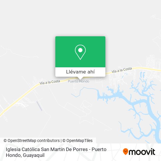 Mapa de Iglesia Católica San Martín De Porres - Puerto Hondo